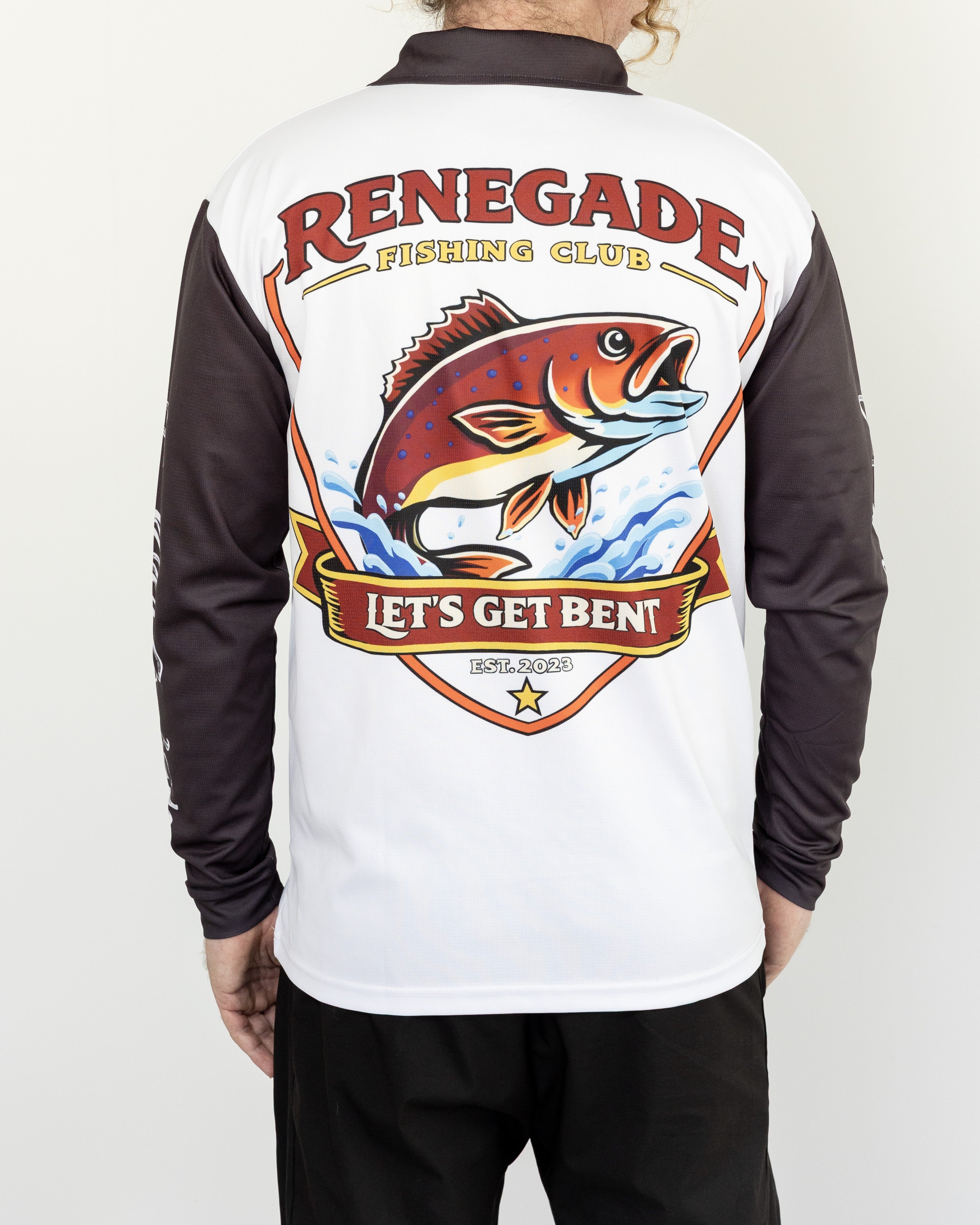 Renegade Fishing Club Original Black and White Long Sleeve